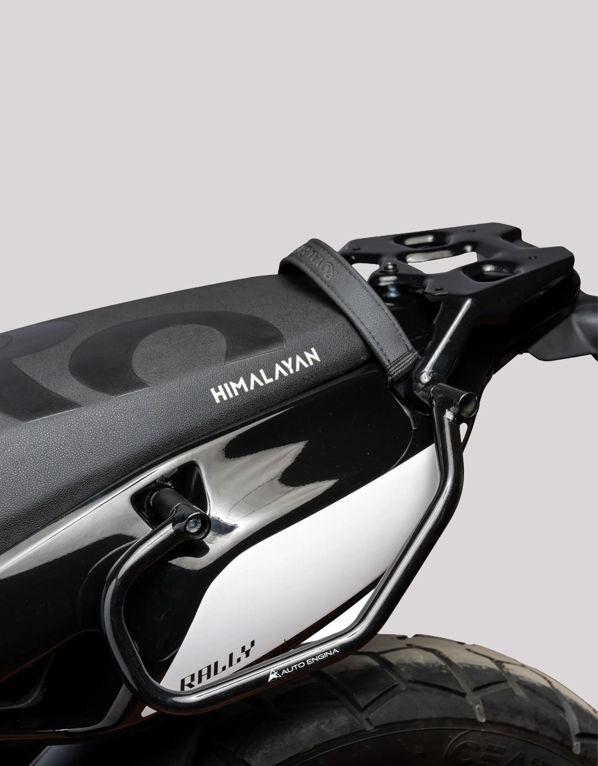 AutoEngina Rally Saddle Stay+Rally Top Rack for RoyalEnfield Himalayan 450