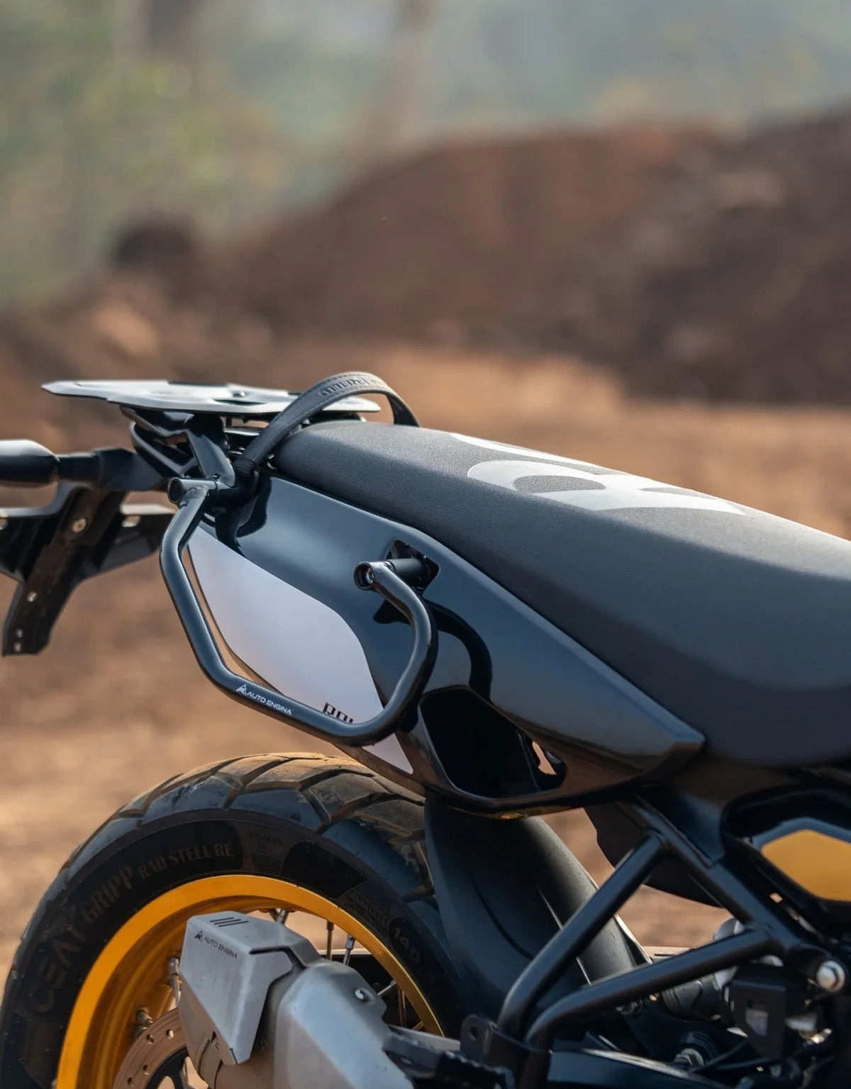 AutoEngina Rally Saddle Stay+Rally Top Rack for RoyalEnfield Himalayan 450