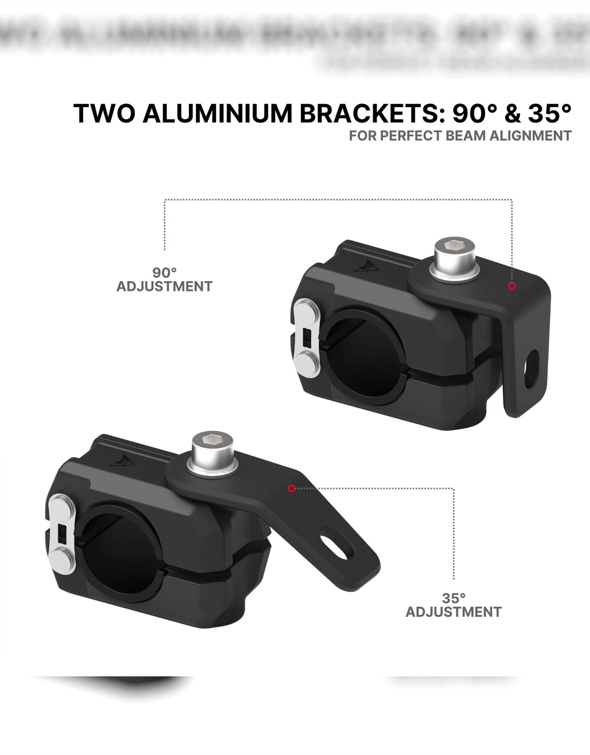 AutoEngina Universal Fit-Fog Light Mounts Set