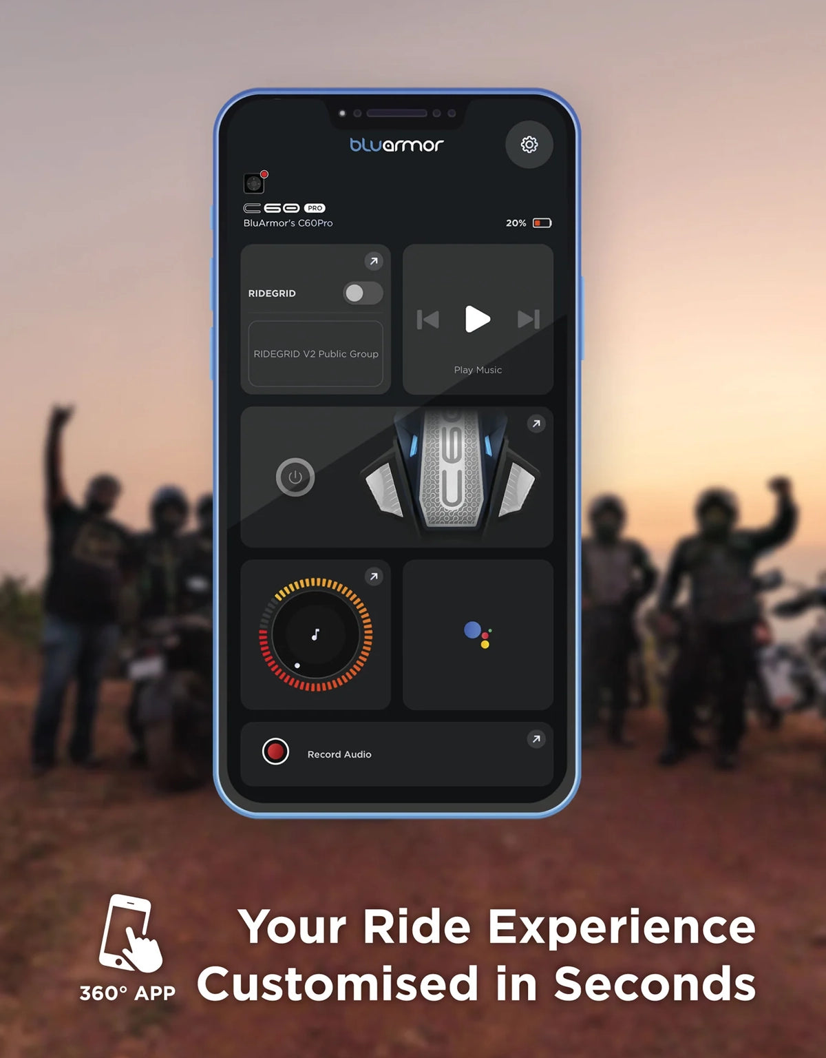 BluArmor C60 Mesh Intercom