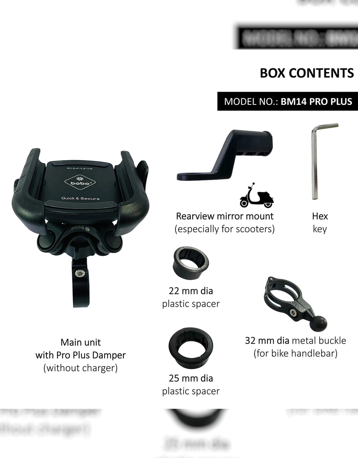 Bobo BM14 ProPlus Phone Mount