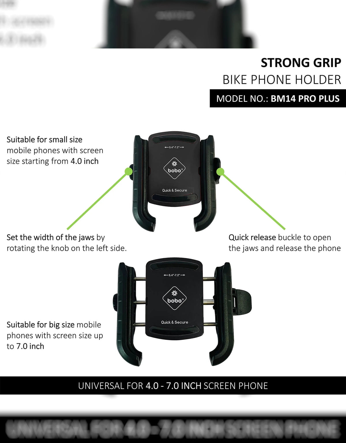 Bobo BM14 ProPlus Phone Mount