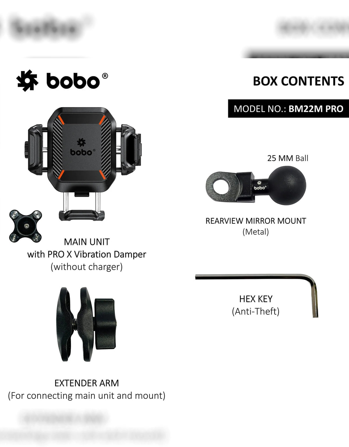 Bobo BM22H Pro Phone Mount