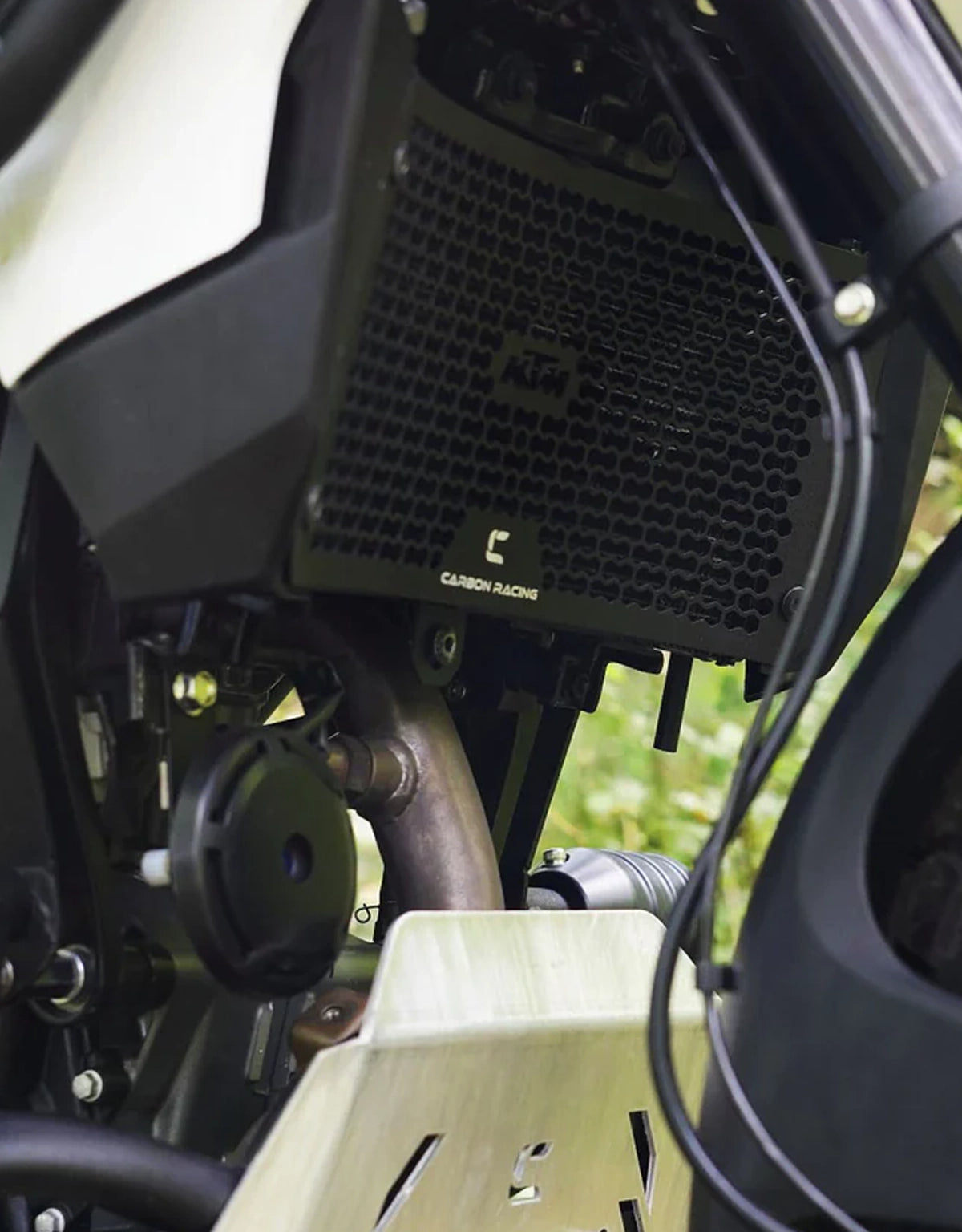 Carbon Racing 2025 KTM Adventure HIVE Aluminium Radiator Guard