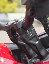 Carbon Racing Honda NX500 Straight Handlebar Risers