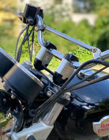 Carbon Racing Interceptor 650 Straight 2inch Handlebar Risers