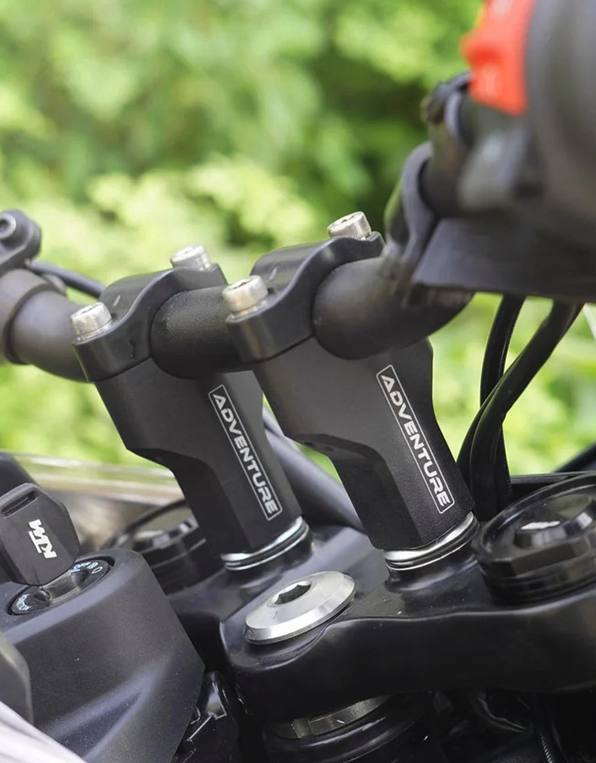 Carbon Racing 2025 KTM Adventure Elevate Handlebar Risers