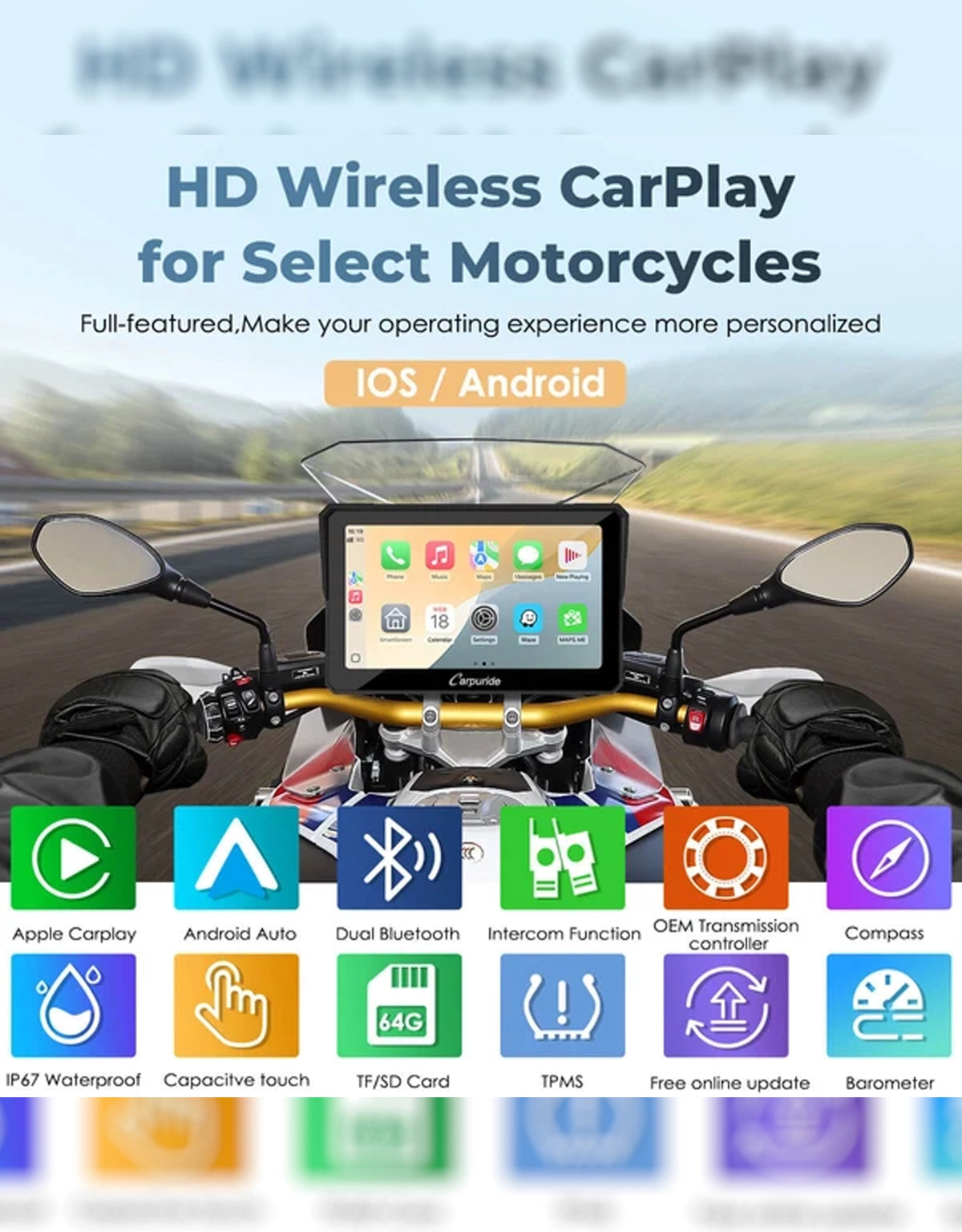 Carpuride W702BS Navigation System