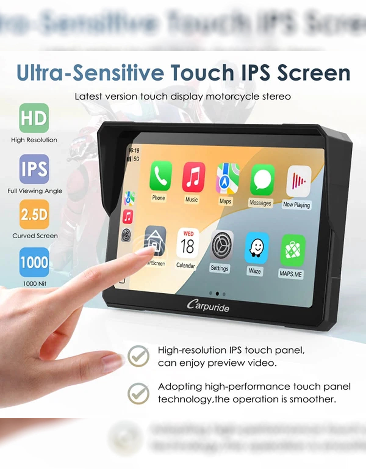 Carpuride W702BS Navigation System