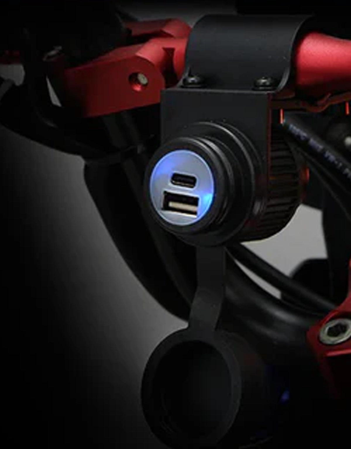 Clifftop Handlebar Mounted 36W Dual Charger