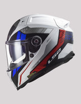 LS2 FF811 VectorII Stylus White Fluo Red Helmet