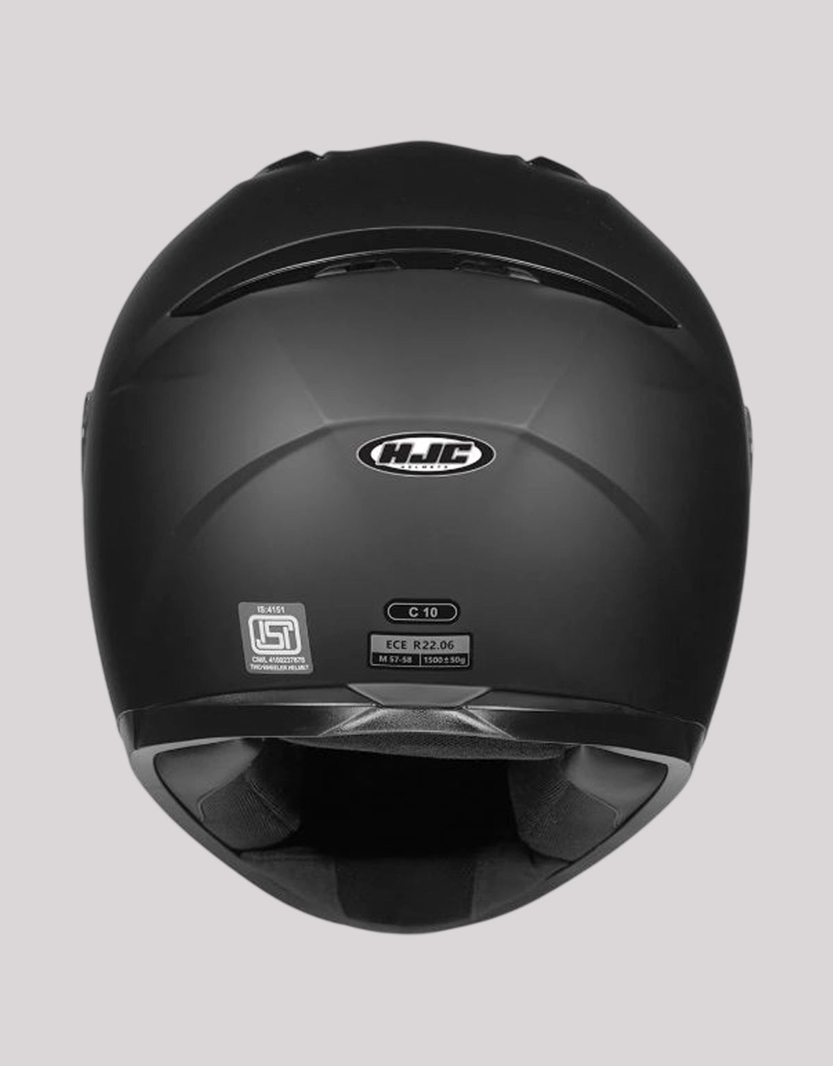 HJC C10 Solid Black Helmet
