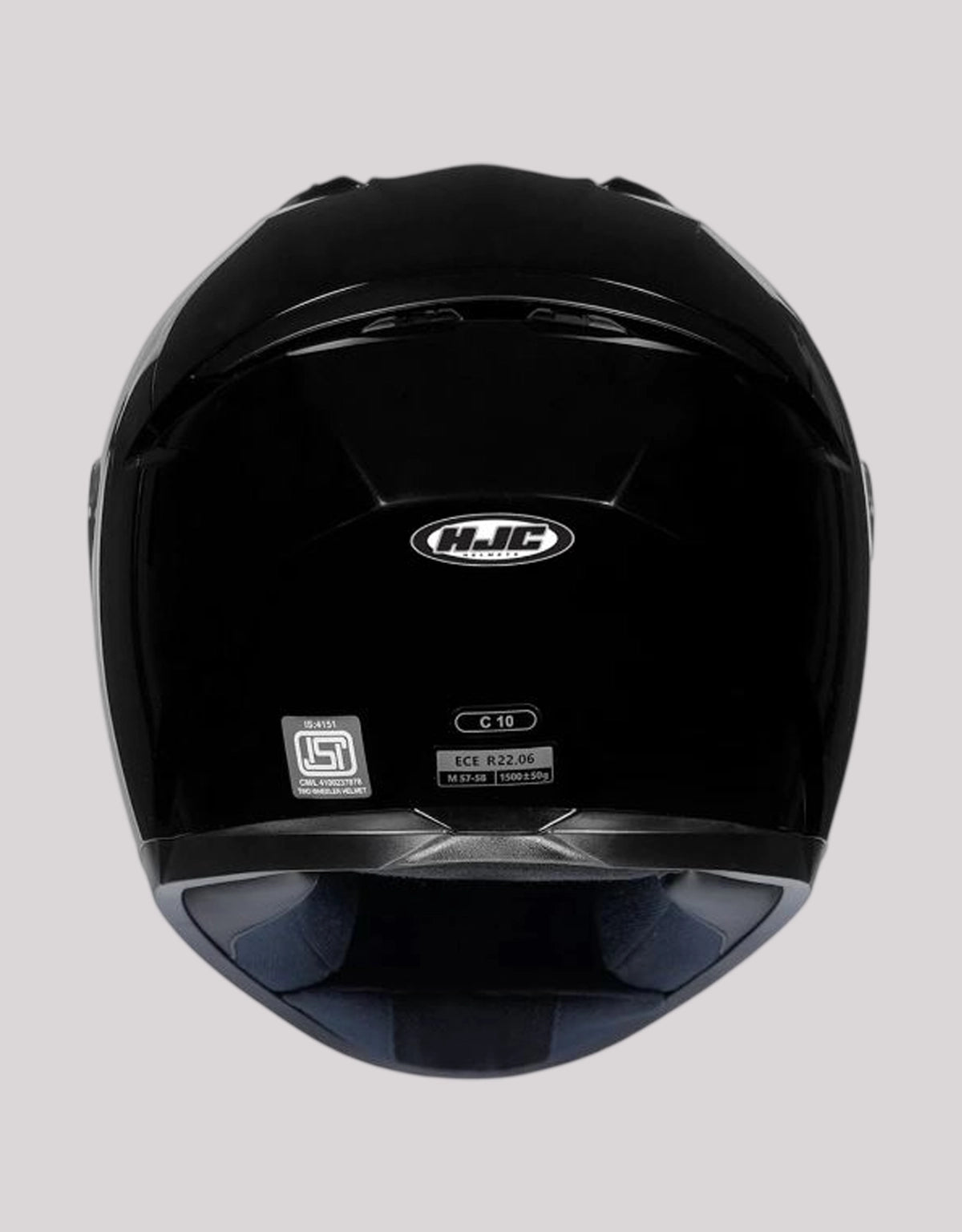 HJC C10 Solid Black Helmet
