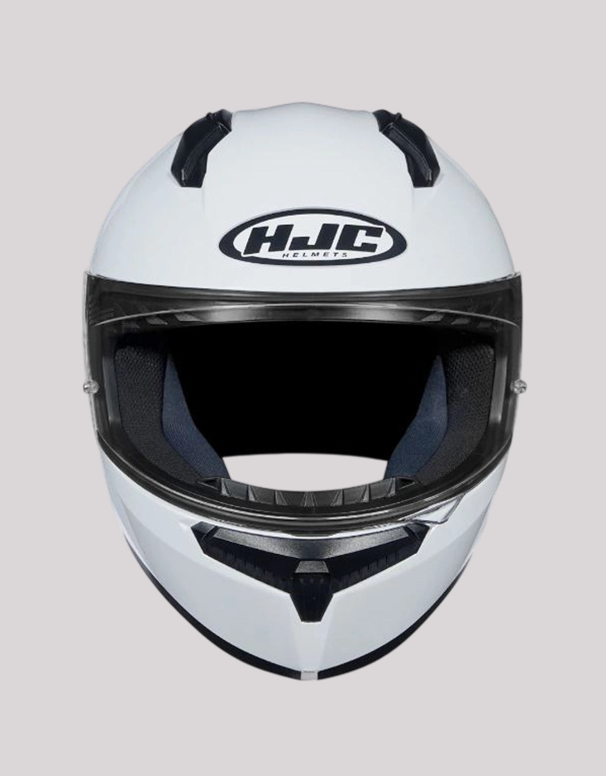 HJC C10 Solid White Helmet