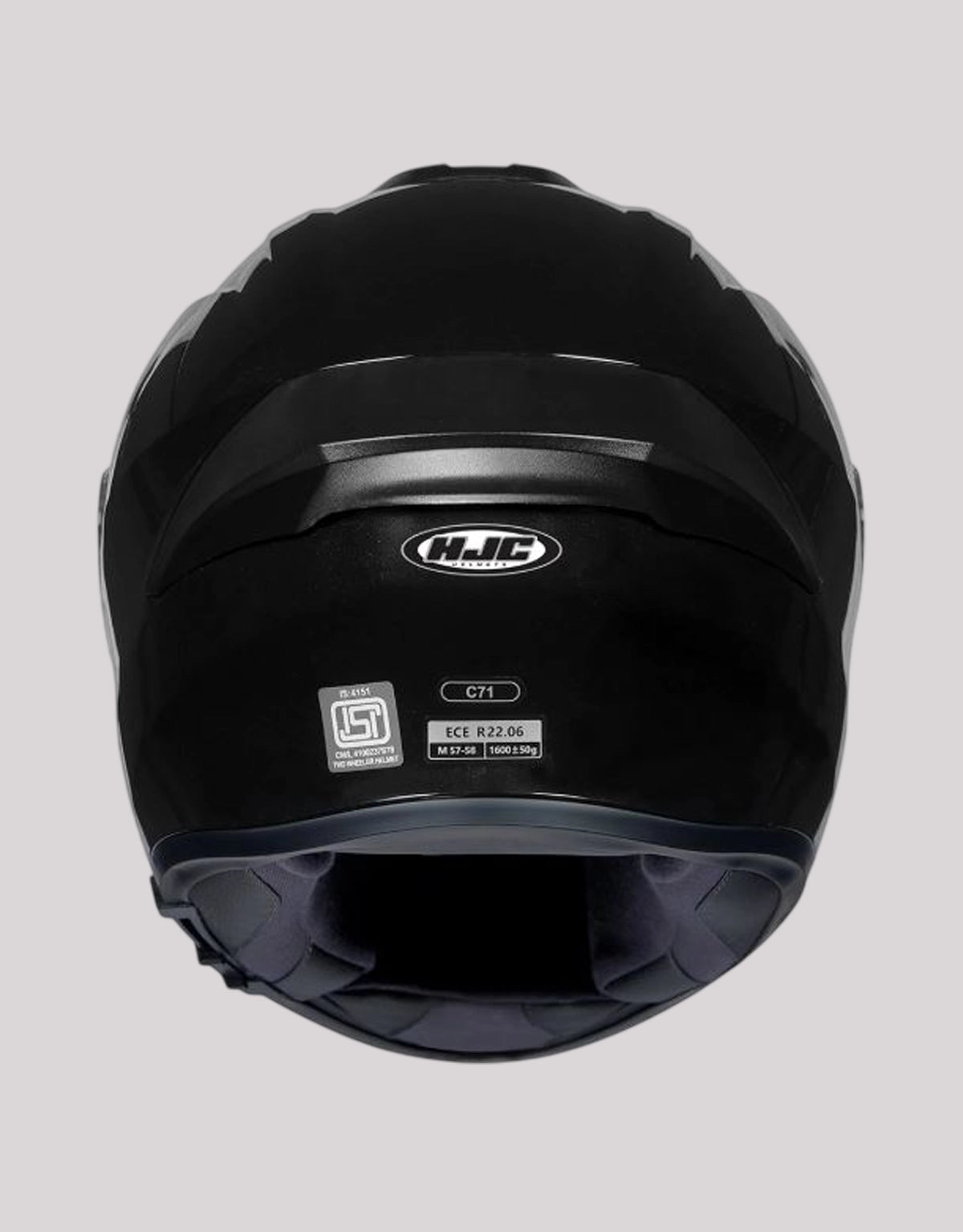HJC C71 Solid Black Helmet