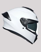HJC c71 Solid White Helmet