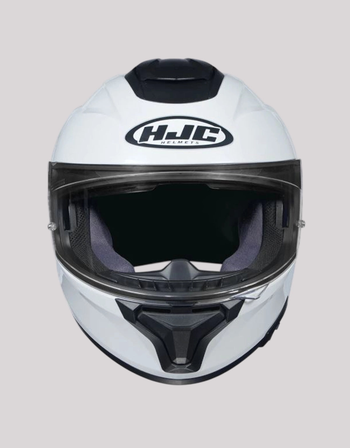 HJC c71 Solid White Helmet