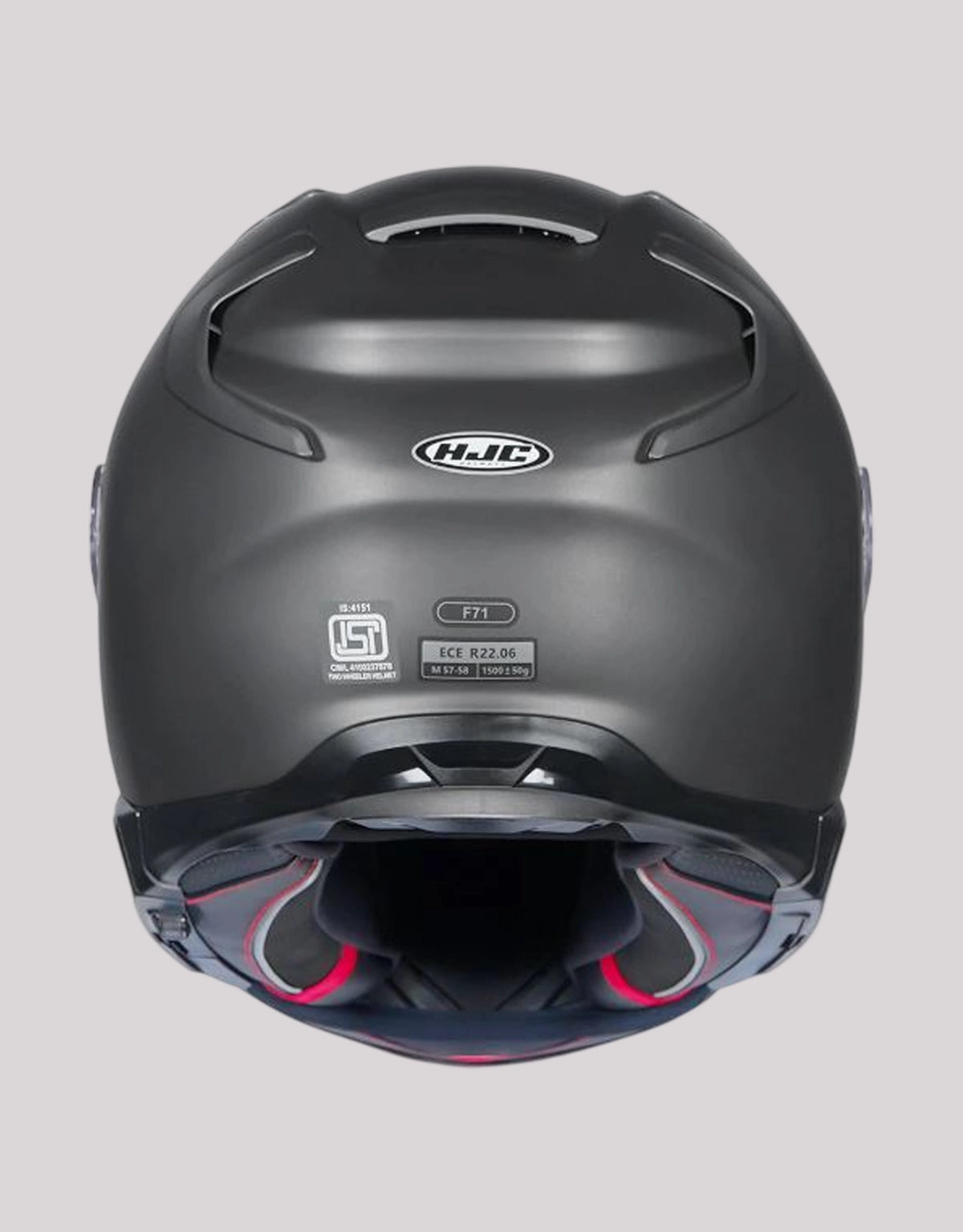 HJC F71 Semiflat Titanium Helmet