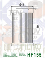 Hiflo Oil Filter HF155