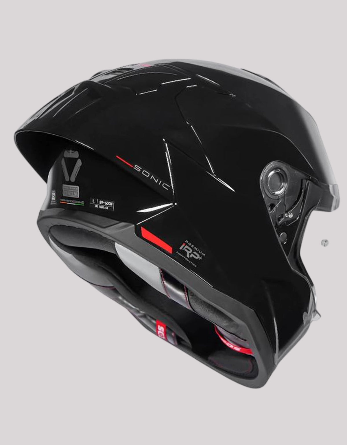 Korda Sonic GP Solid Black Helmet