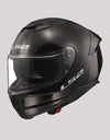 LS2 FF320 StreamII Solid Black Helmet