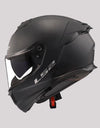 LS2 FF320 Stream II Solid Black Helmet
