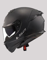 LS2 FF320 StreamII Solid Black Helmet