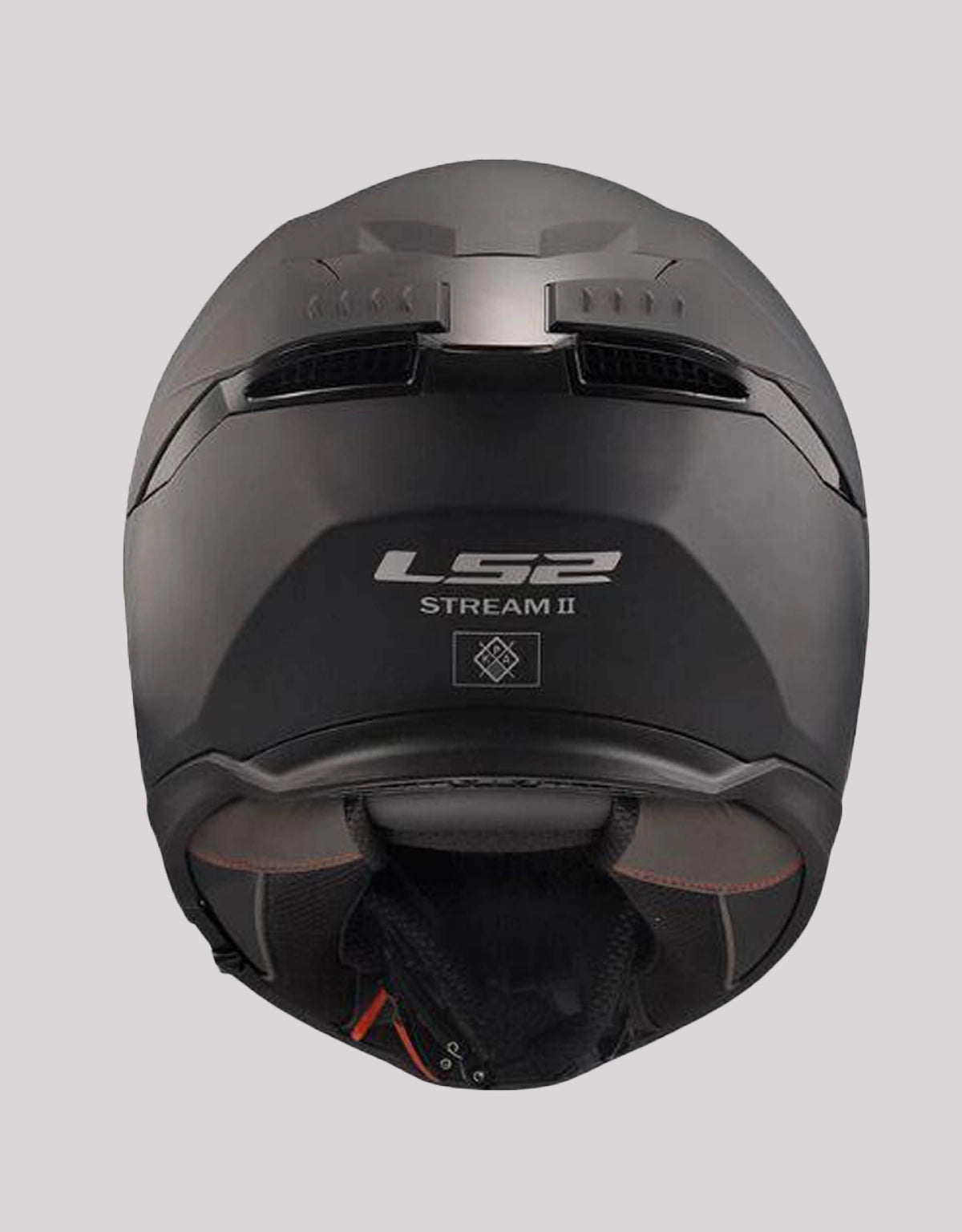 LS2 FF320 StreamII Solid Black Helmet