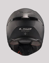 LS2 FF320 StreamII Solid Black Helmet