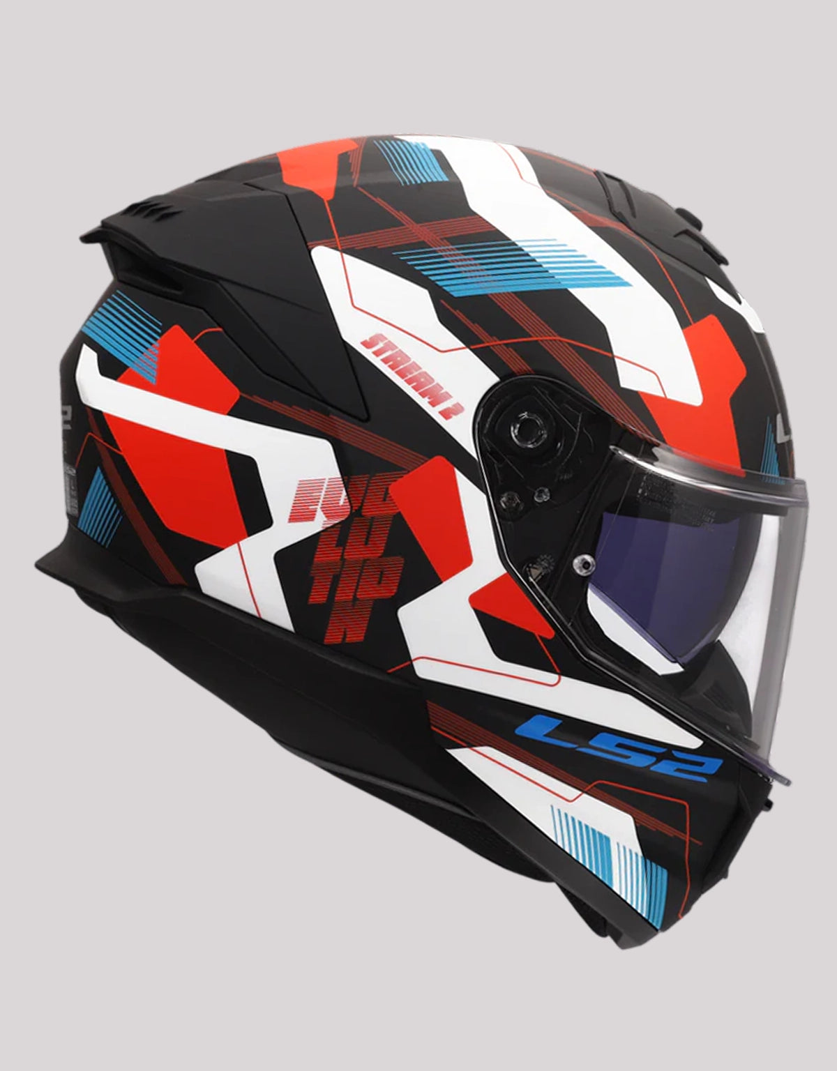 LS2 FF320 StreamII Mika White Blue Red Helmet