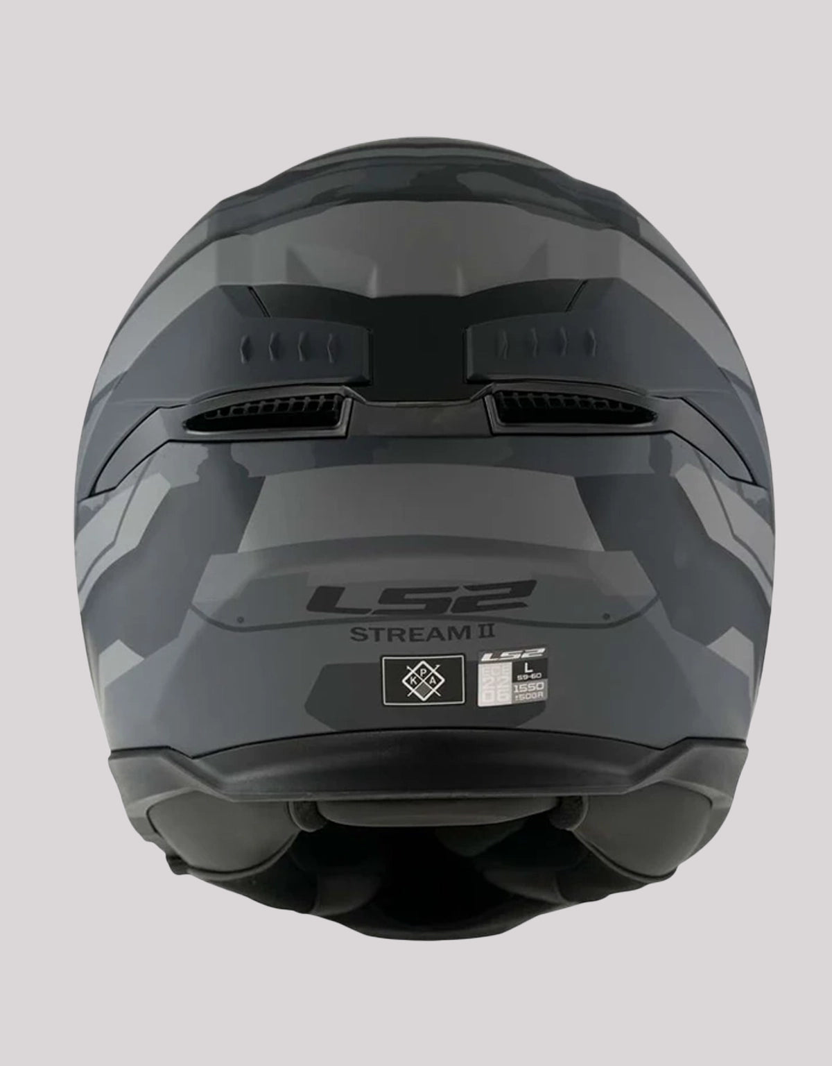 LS2 FF320 StreamII Shadow Matt Titanium Grey Helmet