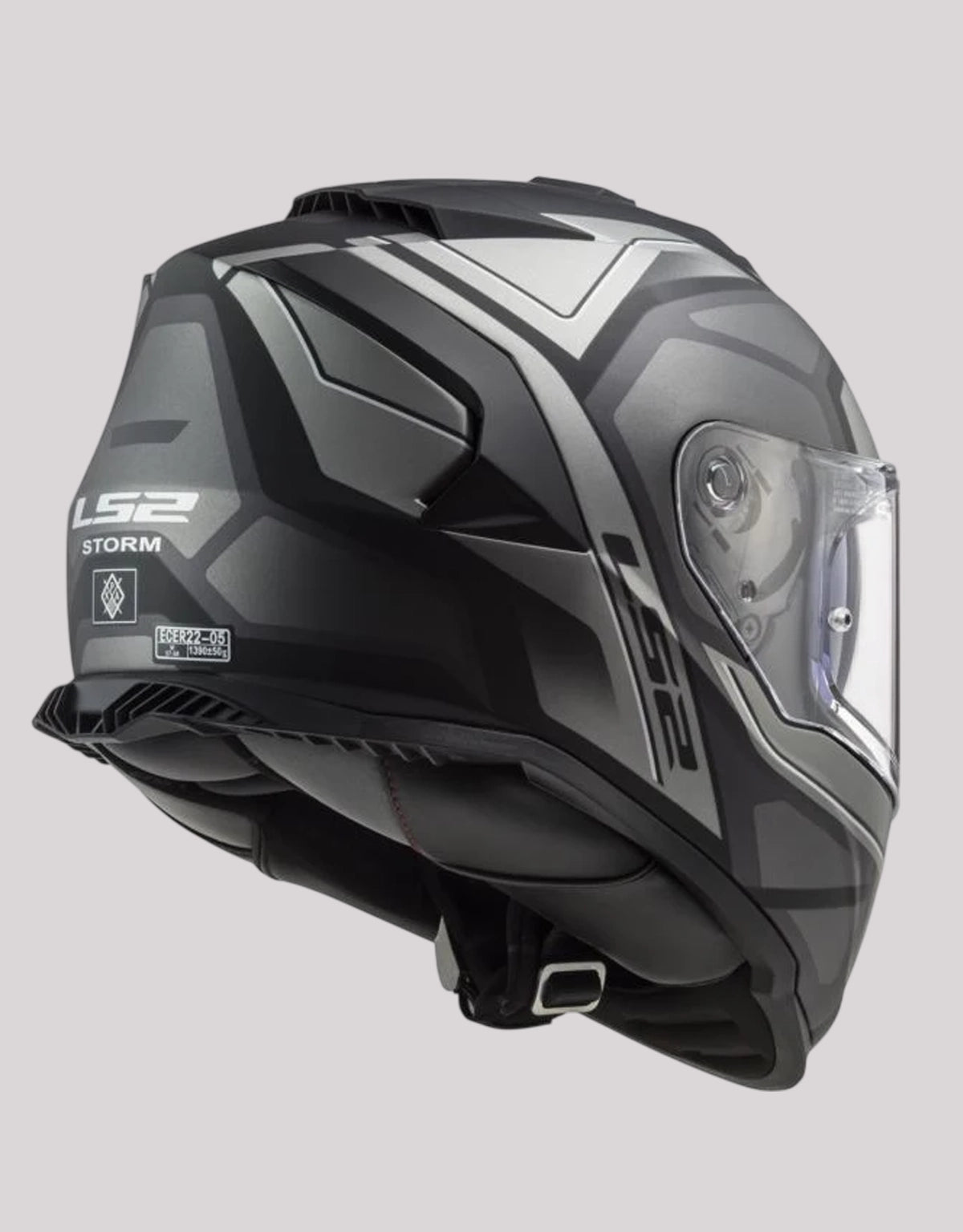 LS2 FF800 Storm II Faster Matt Titanium Helmet
