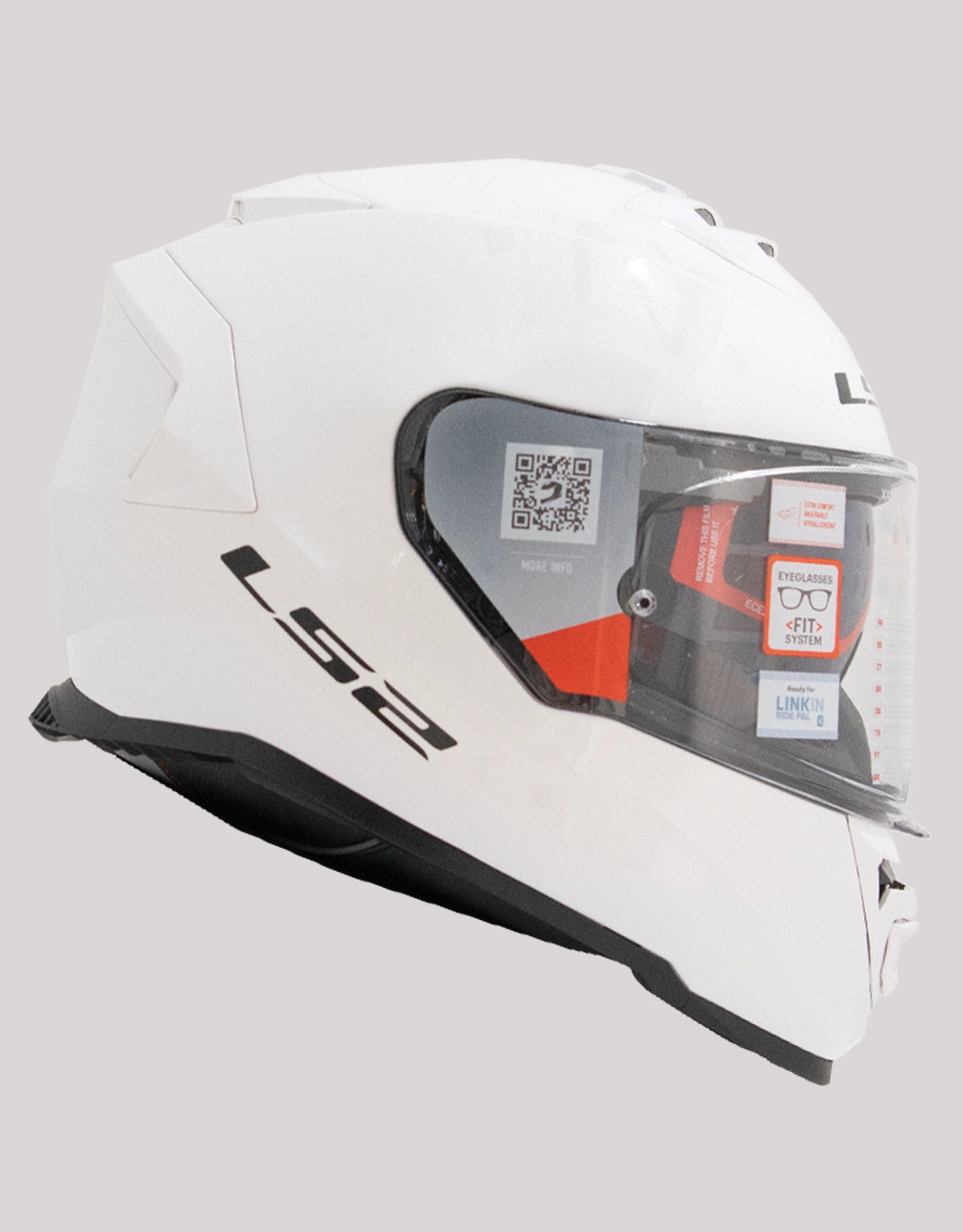 LS2 FF800 StormII Solid White Helmet