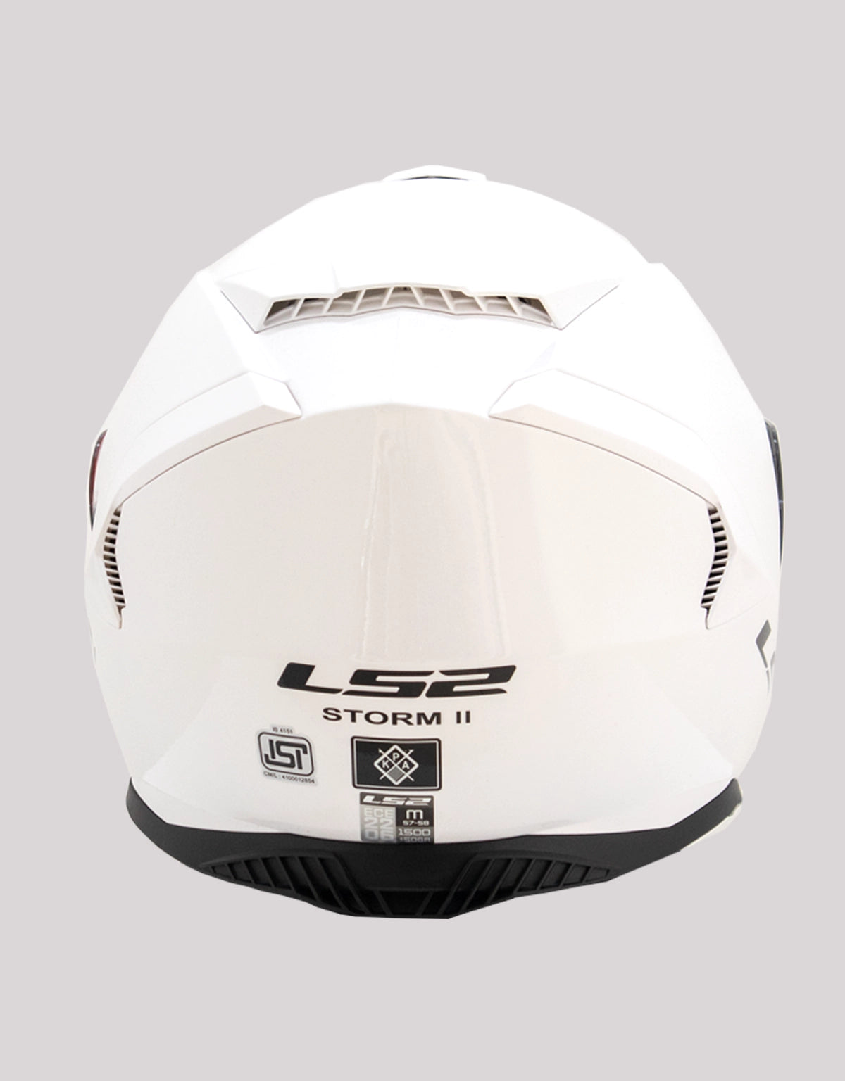 LS2 FF800 StormII Solid White Helmet