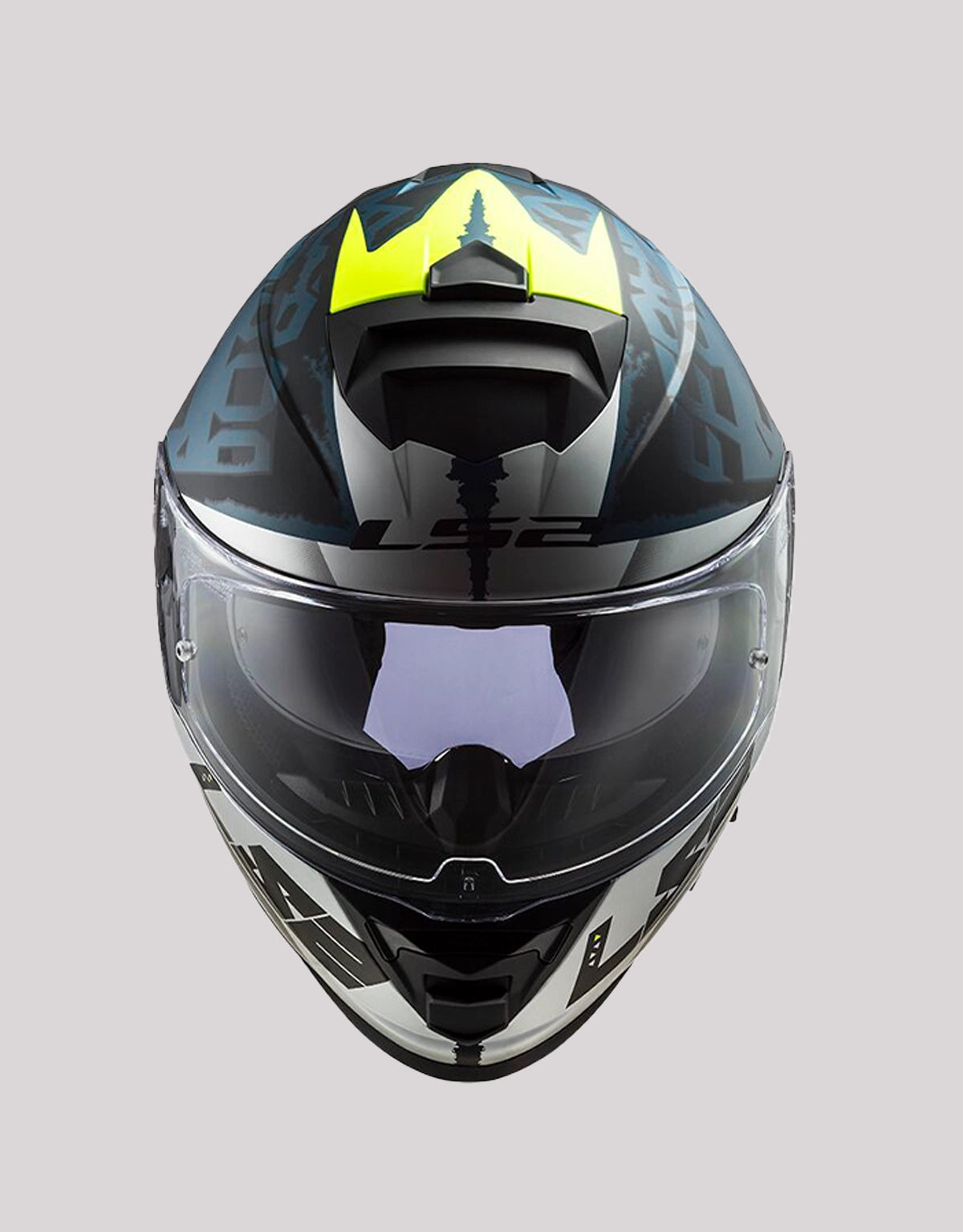 LS2 FF800 StormII Sprinter Matt Silver Cobalt Helmet