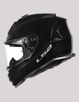 LS2 FF800 StormII Solid Black Helmet