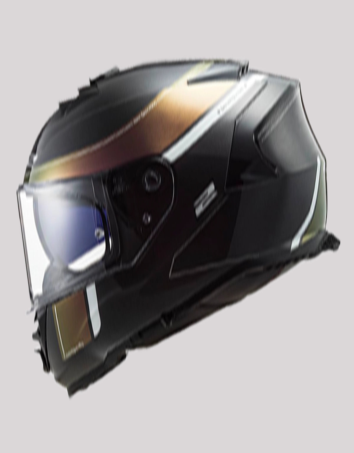 LS2 FF800 StormII Velvet Black Rainbow Helmet