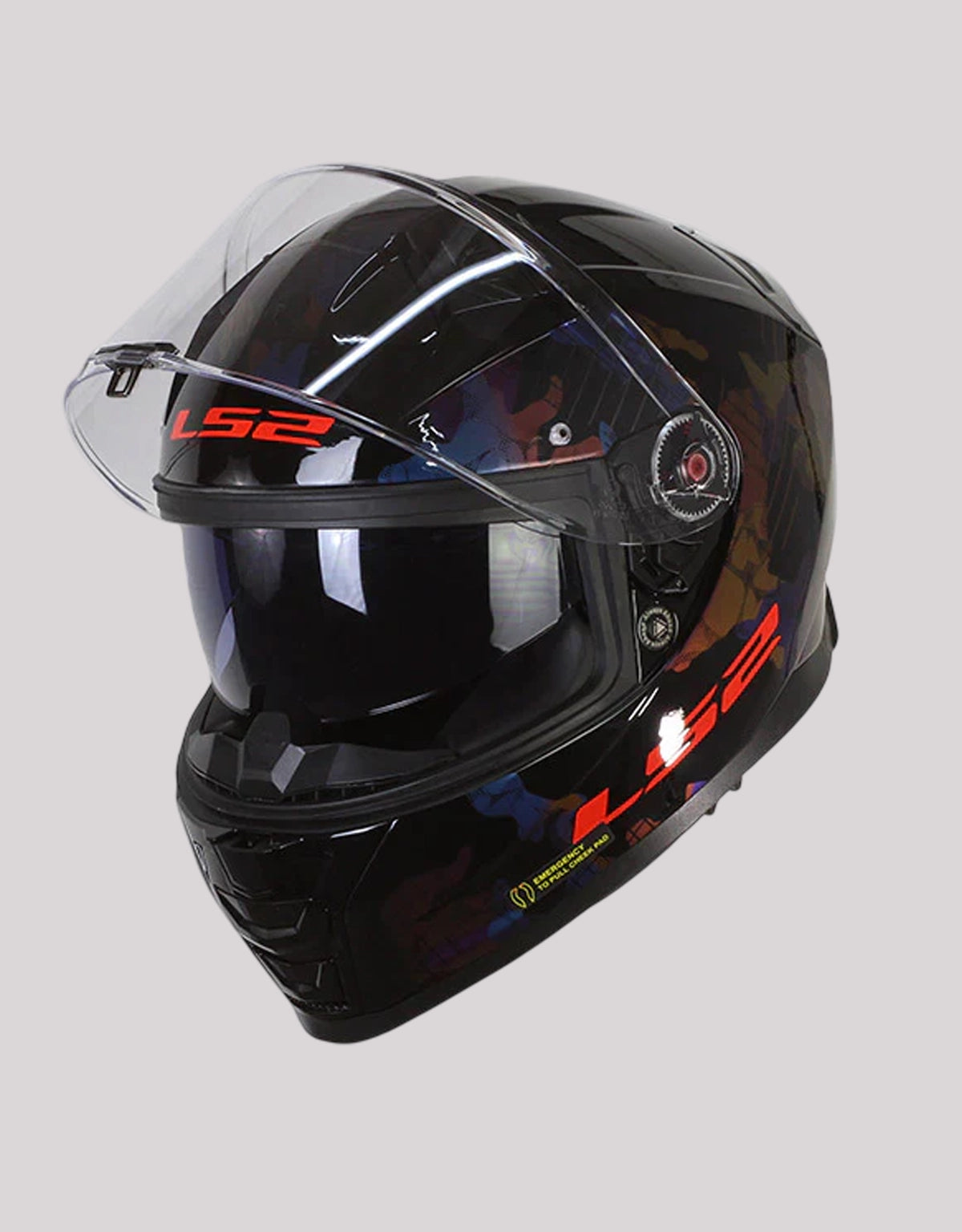 LS2 FF811 VectorII Kamo Black Blue Helmet