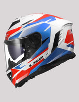 LS2 FF818 StormIII Komai White Blue Helmet