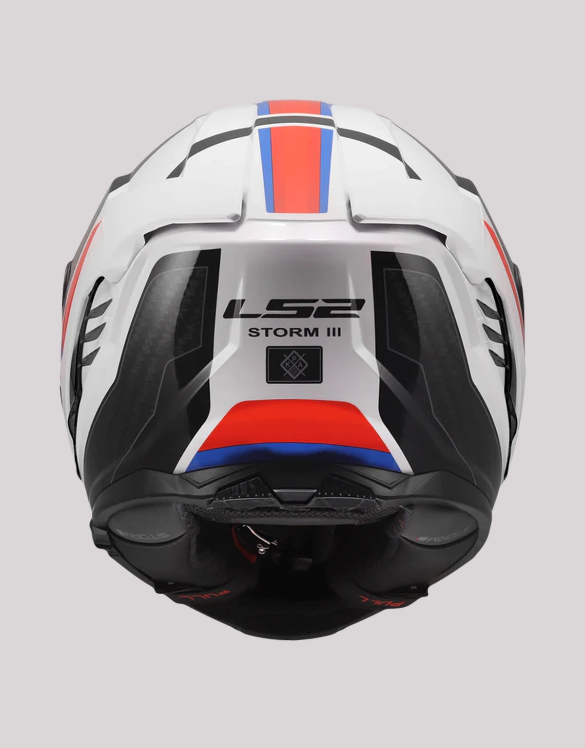 LS2 FF818 StormIII Sporty White Blue Helmet