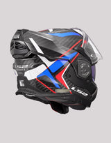 LS2 FF901 AdvantX FutureII Gloss White Blue