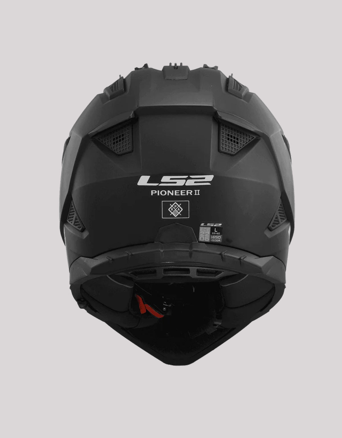 LS2 MX436 PioneerII Solid Matt Black Helmet