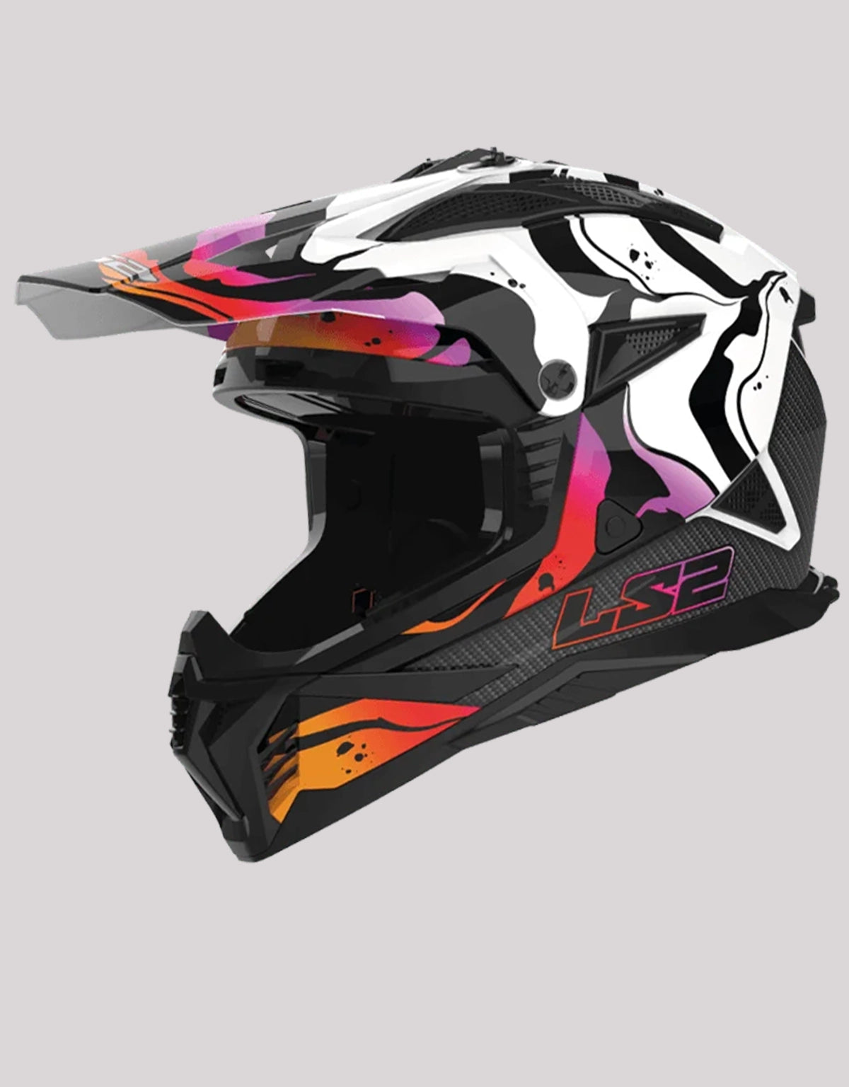 LS2 MX437 Fast II Wash White 06