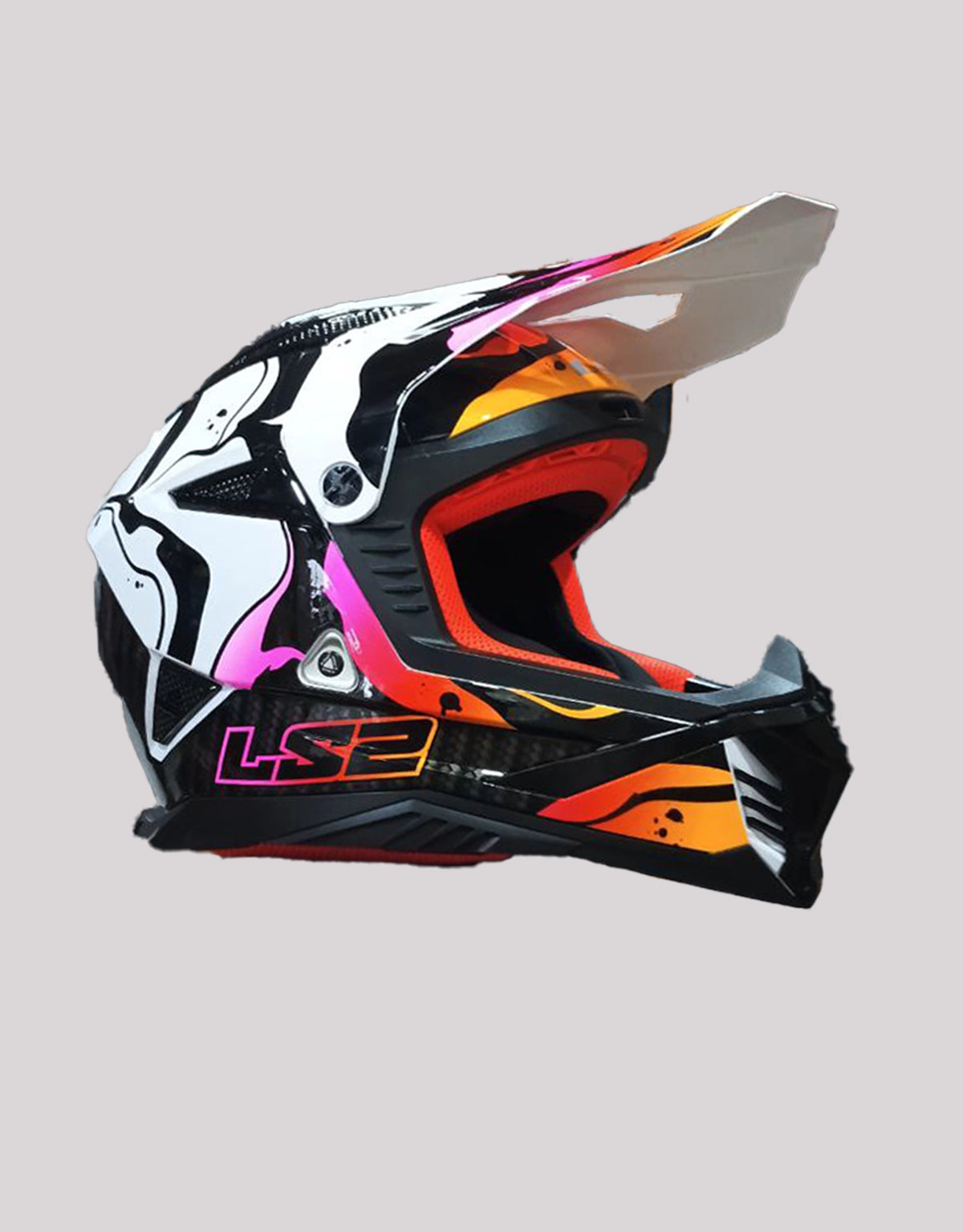 LS2 MX437 Fast II Wash White 06
