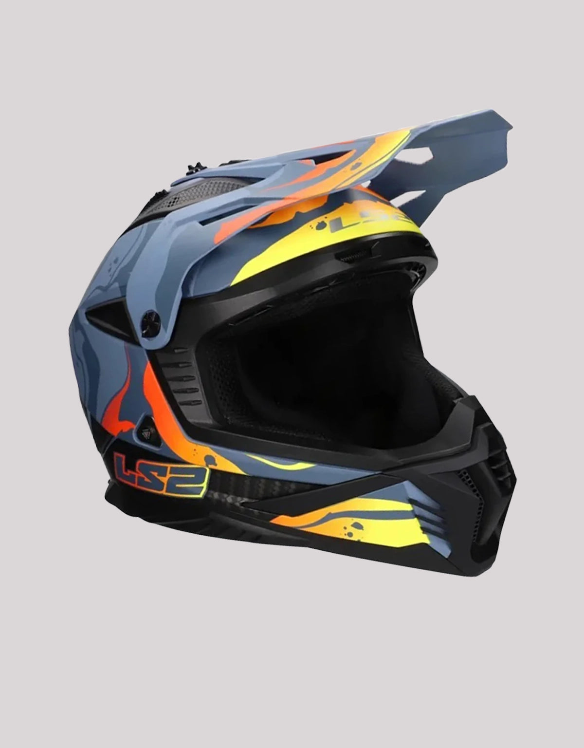 LS2 MX437 Fast II Wash Dark Grey 06