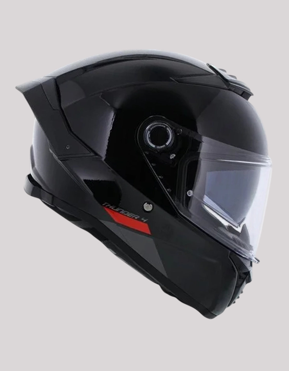 MT Thunder 4 Solid Gloss Black A1