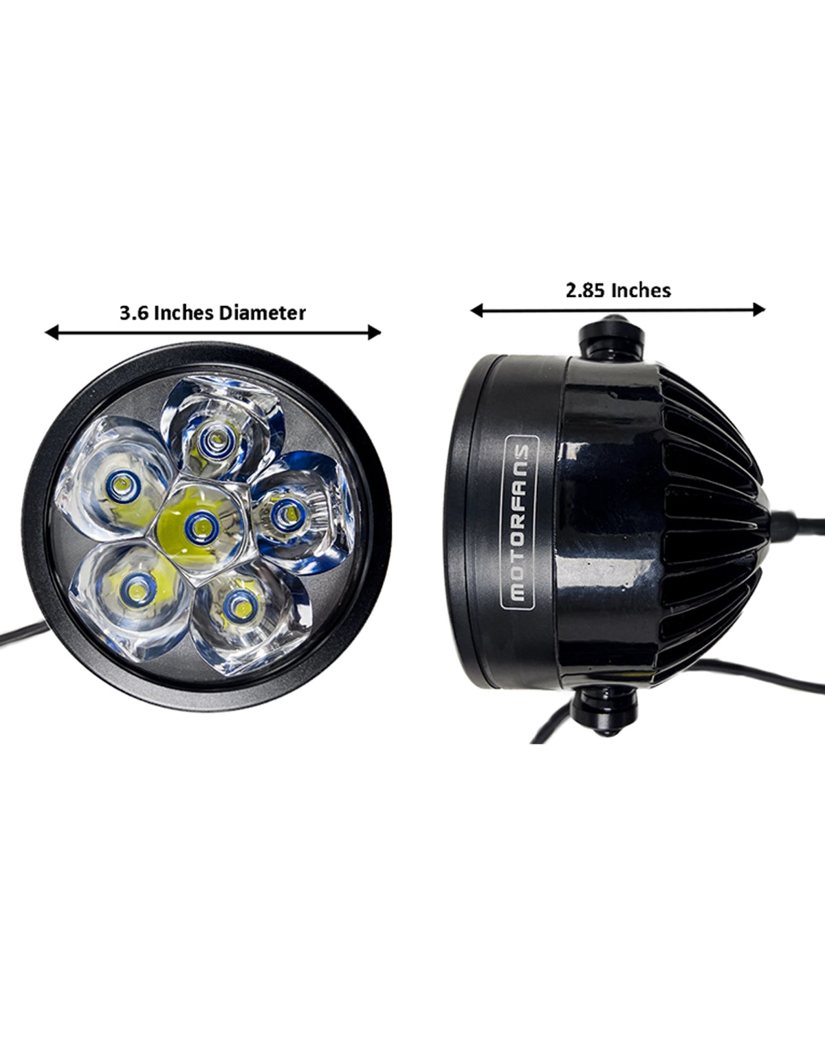 Motorfans L6R Pro Auxiliary Lights