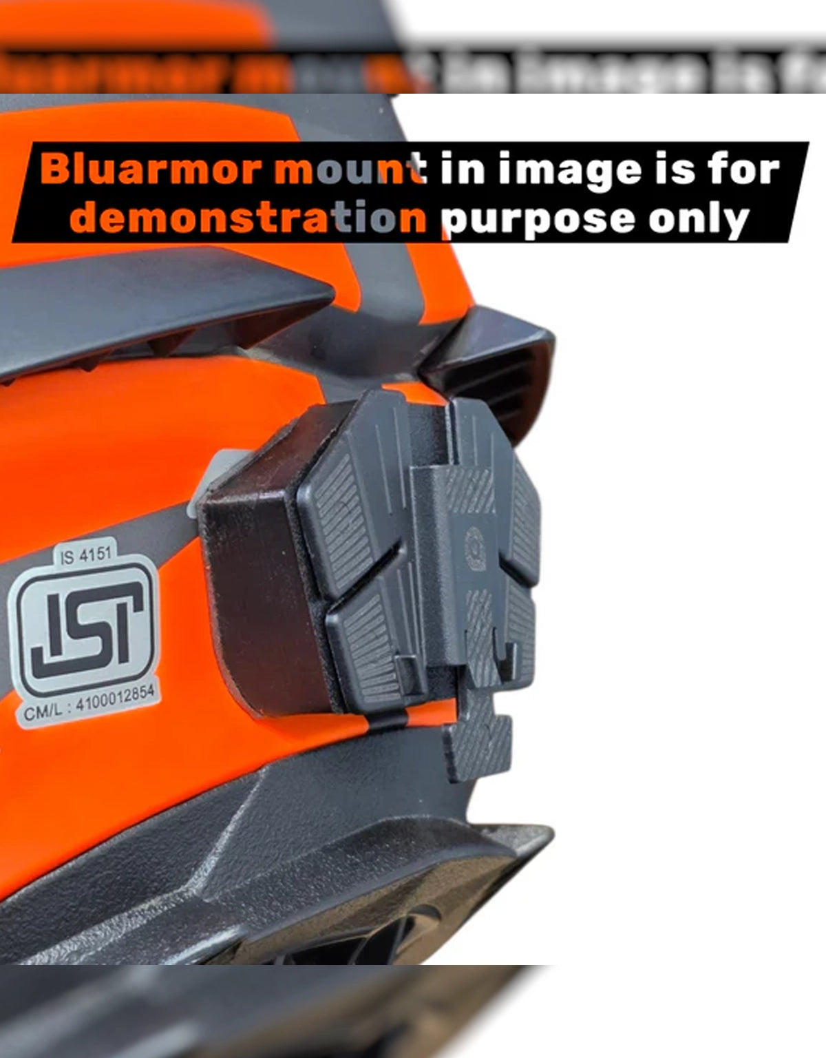 Motovibe LS2 Explorer Bluarmor intercom mount