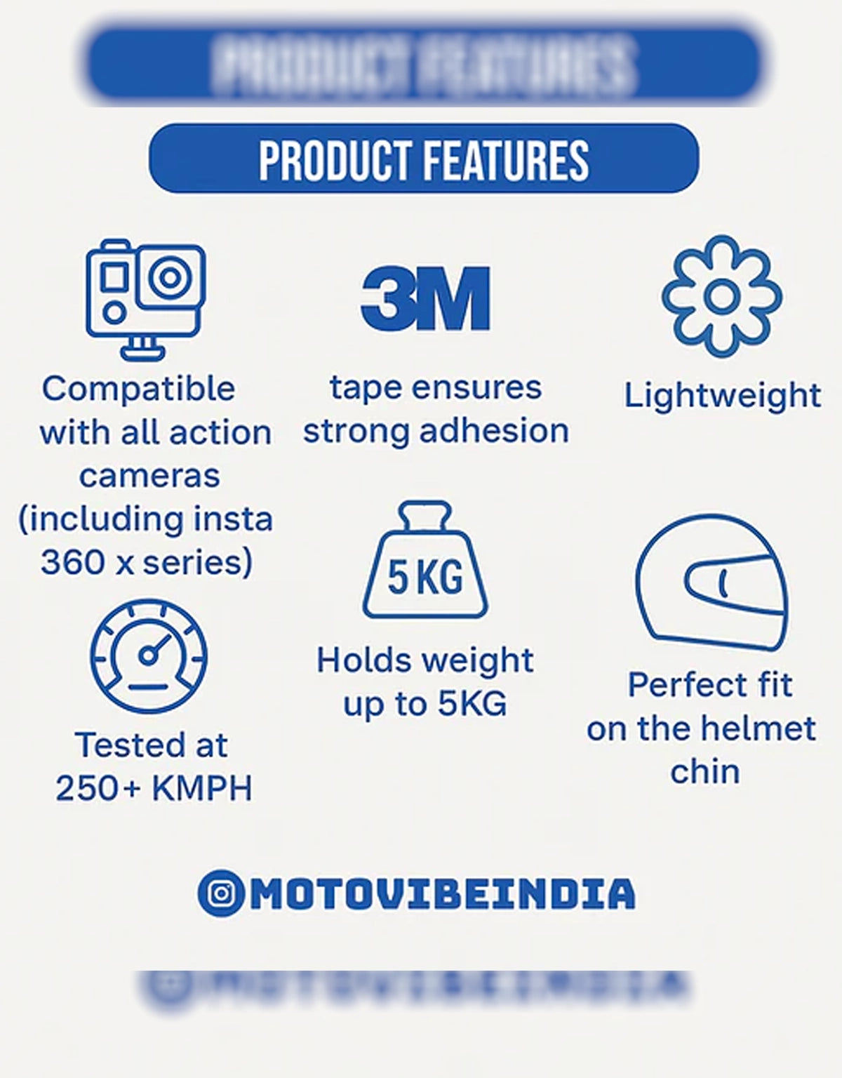 Motovibe Chinmount Airoh Connor