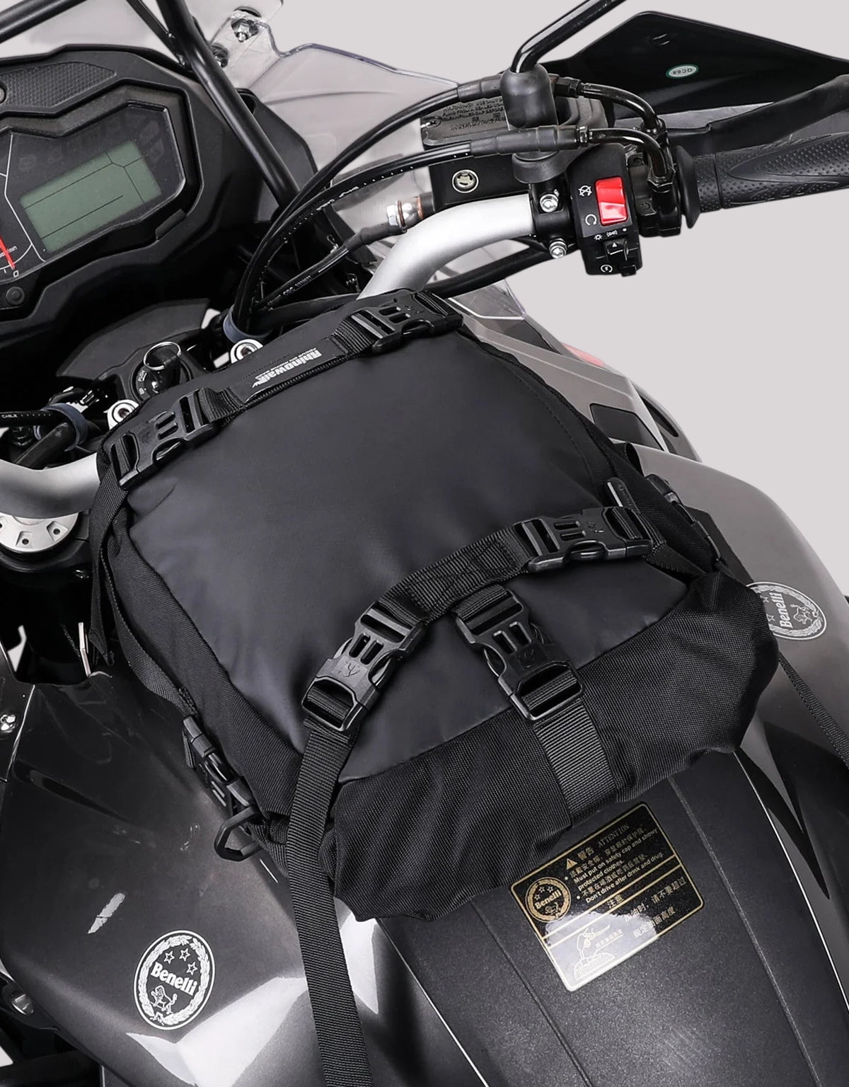 Rhinowalk 10L Waterproof Modular Tailbag Black